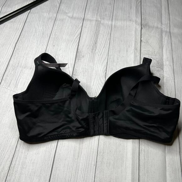 Cacique Balconette Everyday Solution Sexy Support Black Lace Bra Size 46D NWT - Picture 9 of 9